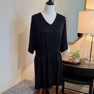 White House Black Market Black and Red Garment